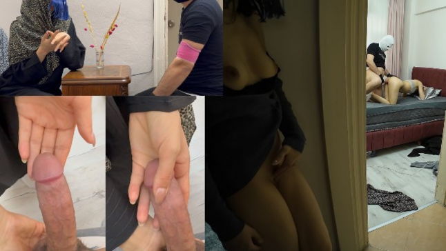 Mamanhijab and her cheating hubby get off on each other's homemade romp tapes