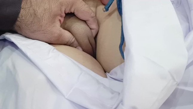 Stepdaddy hooks up with Indian School Damsel in Desi reality movie