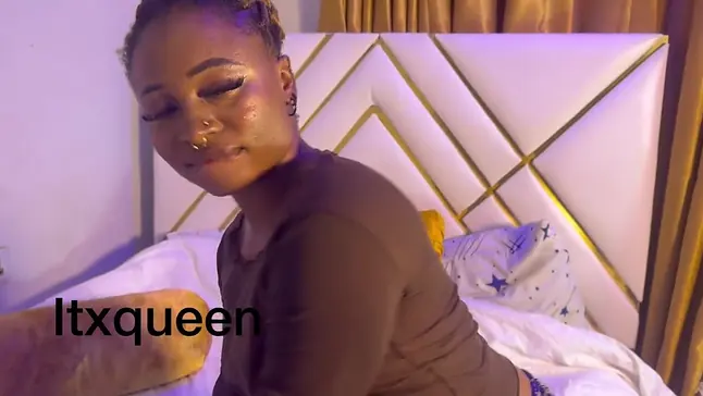 Black girl moans hard while getting her pussy drilled in doggystyle