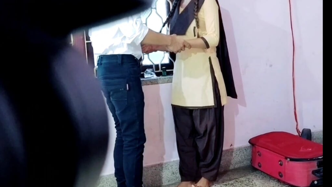 Watch these Indian beauties get their tight holes drilled in a homemade schoolgirl fuckfest