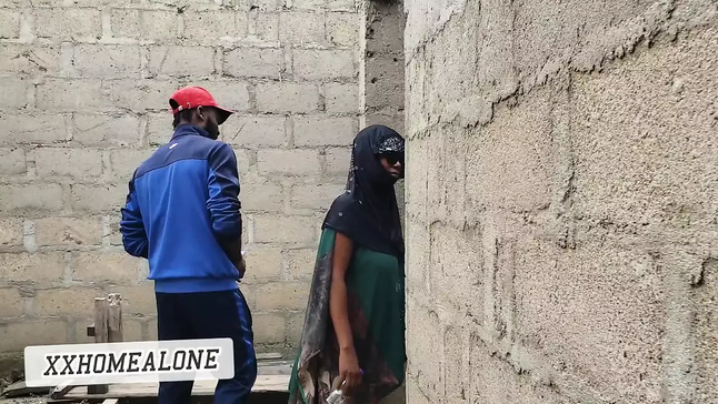 Witness this Nigerian tart with huge hooters get plowed in a concluded building by a BIG BLACK COCK