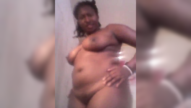 Hot Ugandan schoolgirl gets a mouthful of cum while masturbating and swallowing