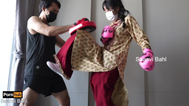 Observe Saanvi Bahl train a lesson like a professional in this super hot Indian fucky-fucky movie