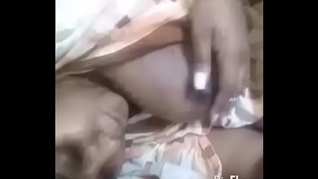 Watch this hot African chick get her hairy pussy shaved in a hot mimi clip