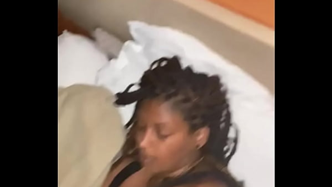 Watch me get a facial from my Ethiopian Tramp as she sneaks into the scene